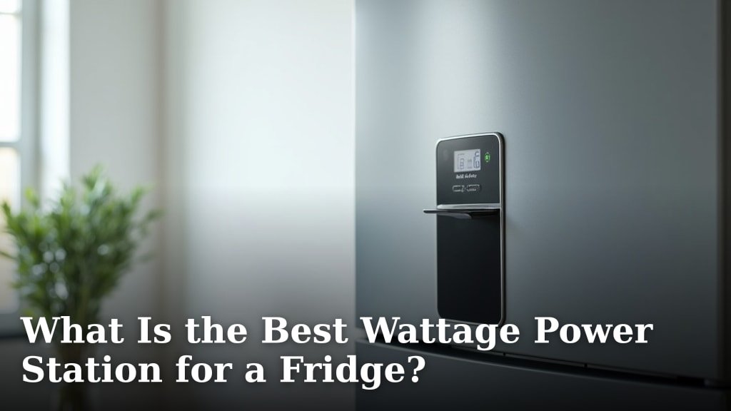 What Is the Best Wattage Power Station for a Fridge?
