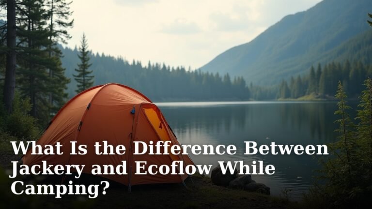 What Is the Difference Between Jackery and Ecoflow While Camping?