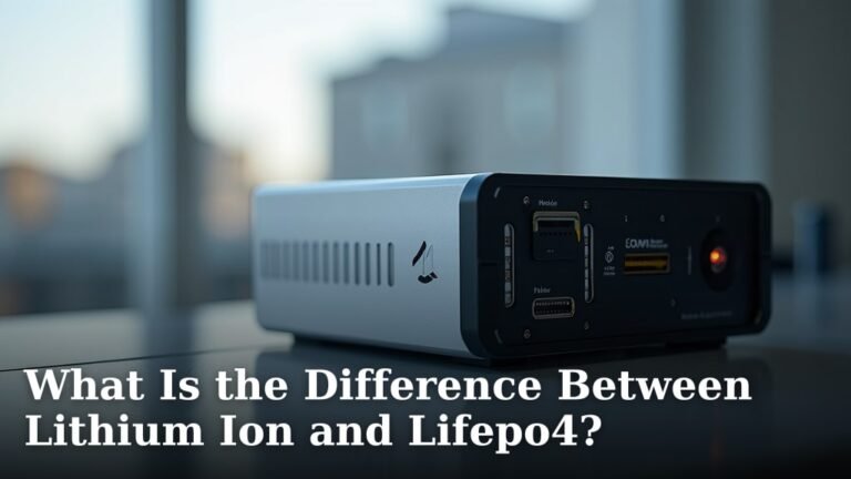 What Is the Difference Between Lithium Ion and Lifepo4?