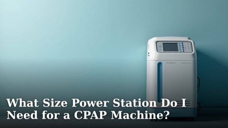 What Size Power Station Do I Need for a CPAP Machine?