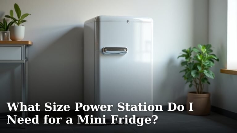 What Size Power Station Do I Need for a Mini Fridge?