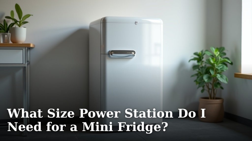 What Size Power Station Do I Need for a Mini Fridge?
