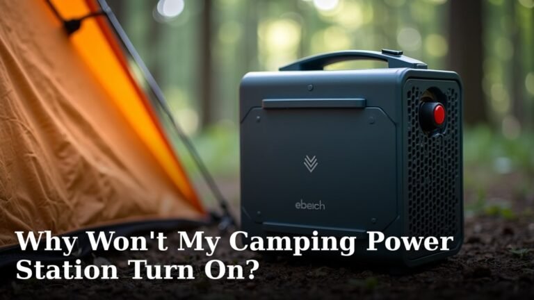 Why Won't My Camping Power Station Turn On?