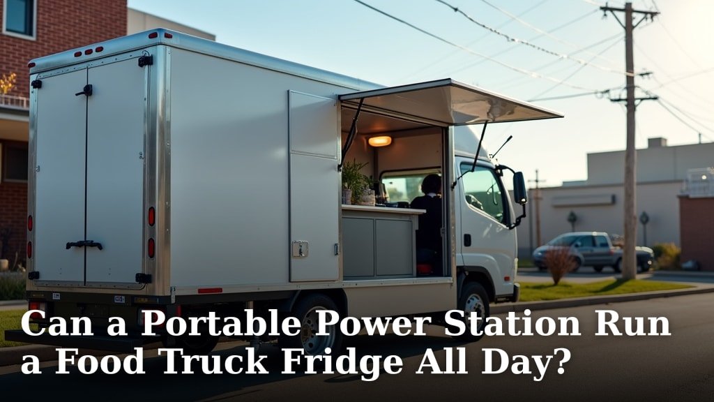 Can a Portable Power Station Run a Food Truck Fridge All Day?