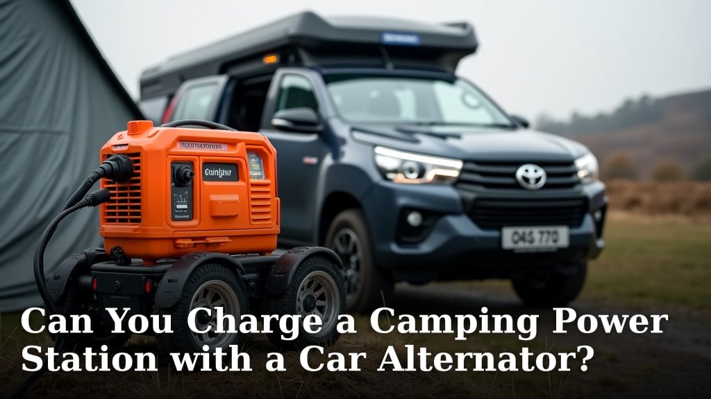 Can You Charge a Camping Power Station with a Car Alternator?