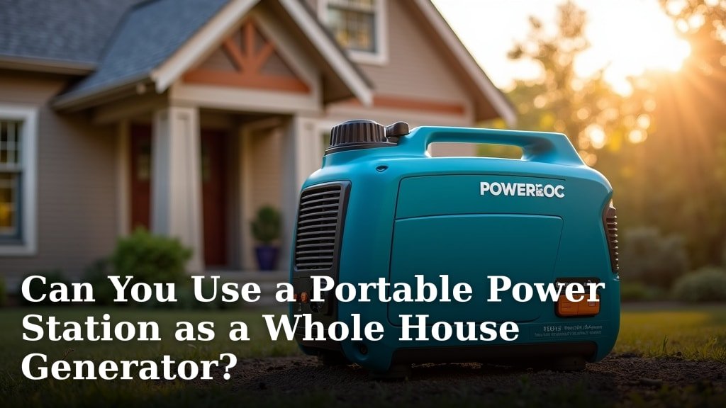 Can You Use a Portable Power Station as a Whole House Generator?