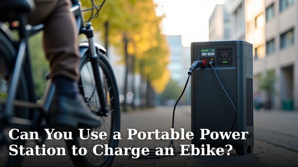 Can You Use a Portable Power Station to Charge an Ebike?