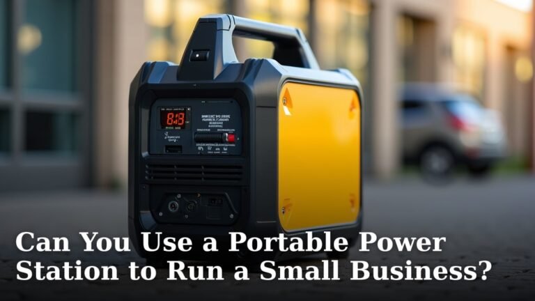 Can You Use a Portable Power Station to Run a Small Business?