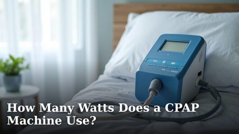 How Many Watts Does a CPAP Machine Use?