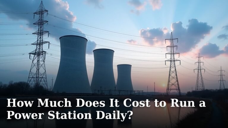 How Much Does It Cost to Run a Power Station Daily?