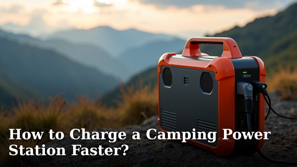 How to Charge a Camping Power Station Faster?