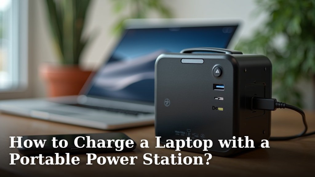 How to Charge a Laptop with a Portable Power Station?