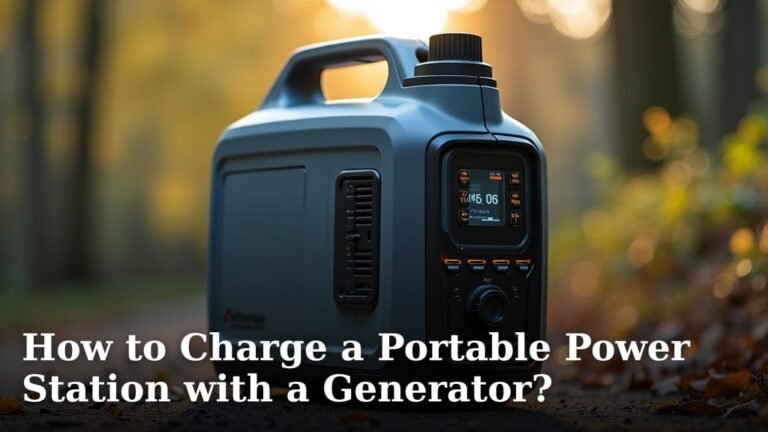 How to Charge a Portable Power Station with a Generator?