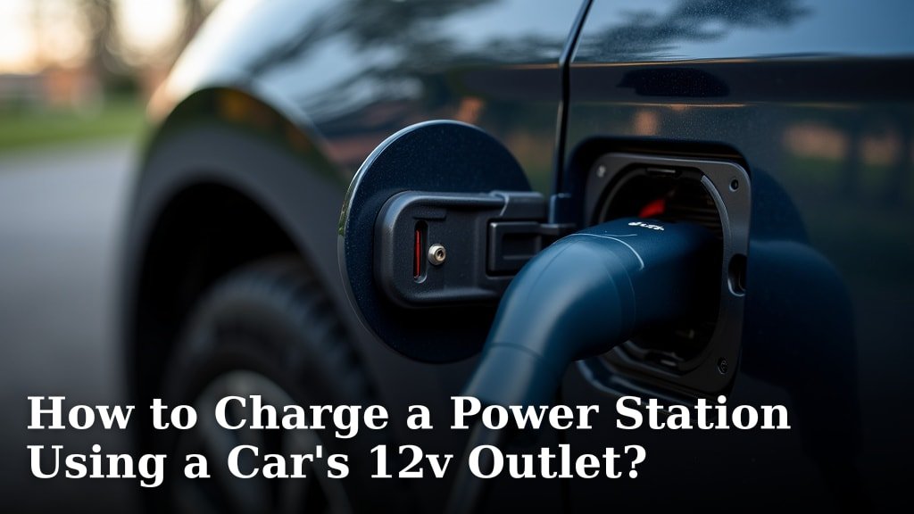 How to Charge a Power Station Using a Car's 12v Outlet?