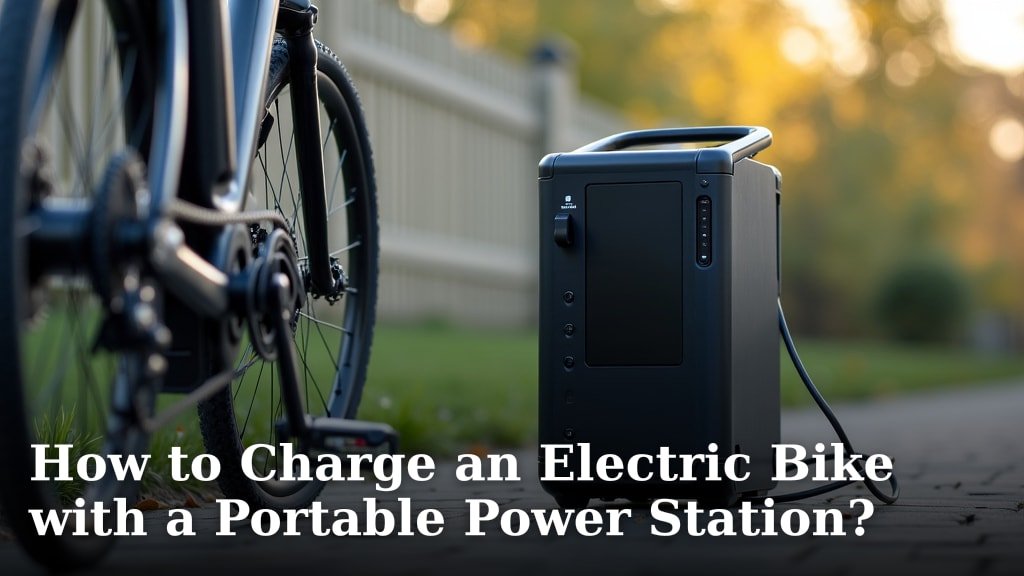 How to Charge an Electric Bike with a Portable Power Station?