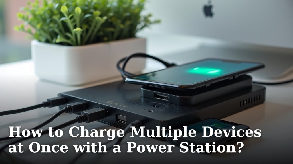How to Charge Multiple Devices at Once with a Power Station?