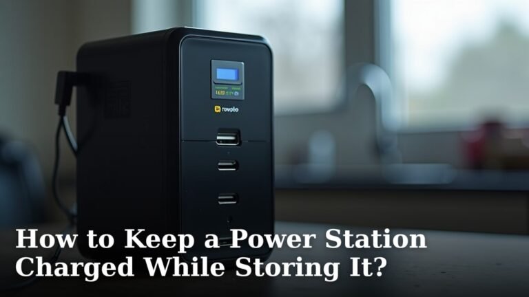 How to Keep a Power Station Charged While Storing It?
