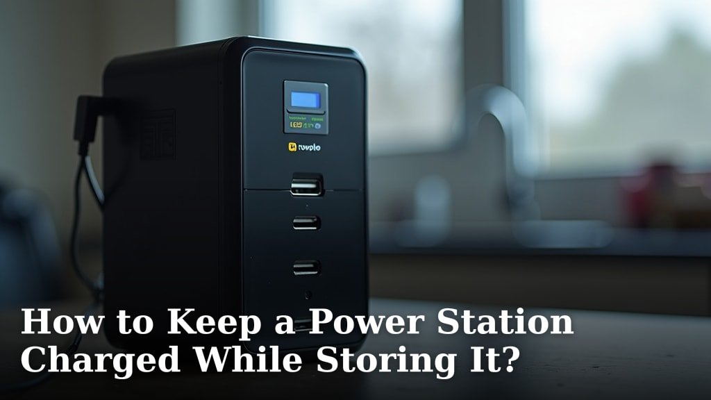 How to Keep a Power Station Charged While Storing It?
