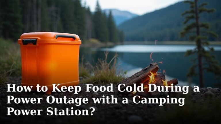 How to Keep Food Cold During a Power Outage with a Camping Power Station?