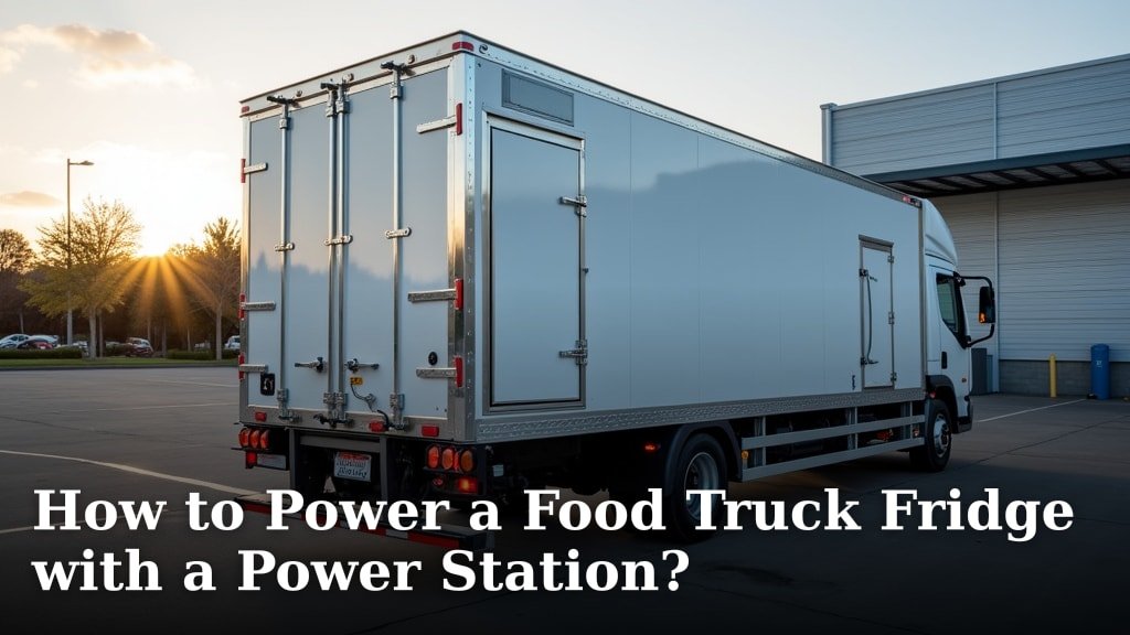How to Power a Food Truck Fridge with a Power Station?