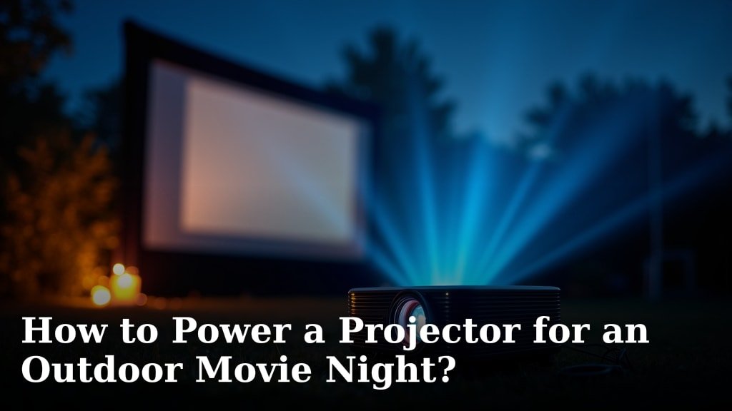How to Power a Projector for an Outdoor Movie Night?