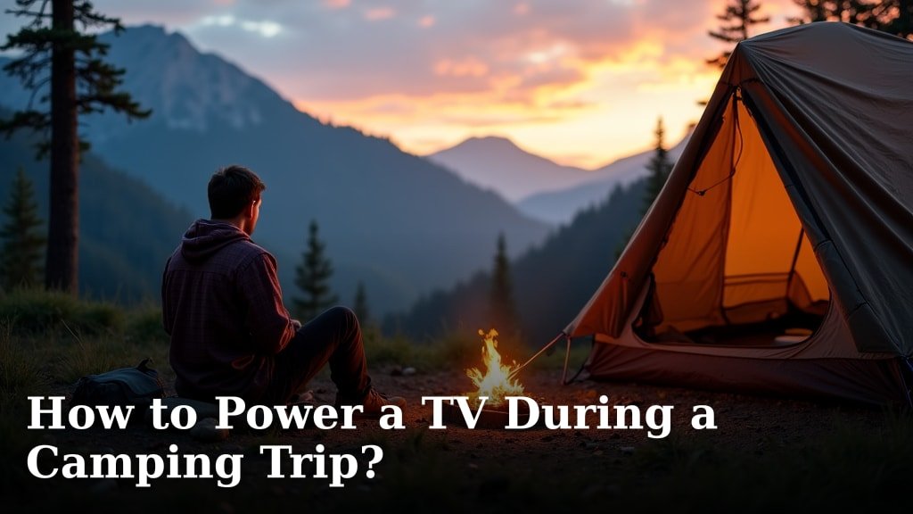 How to Power a TV During a Camping Trip?