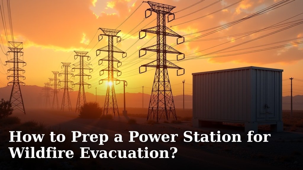 How to Prep a Power Station for Wildfire Evacuation?