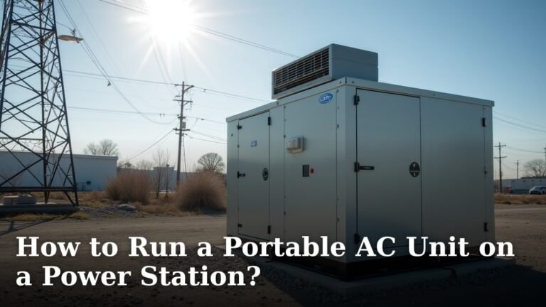 How to Run a Portable AC Unit on a Power Station?