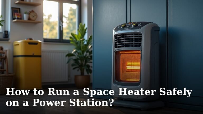 How to Run a Space Heater Safely on a Power Station?