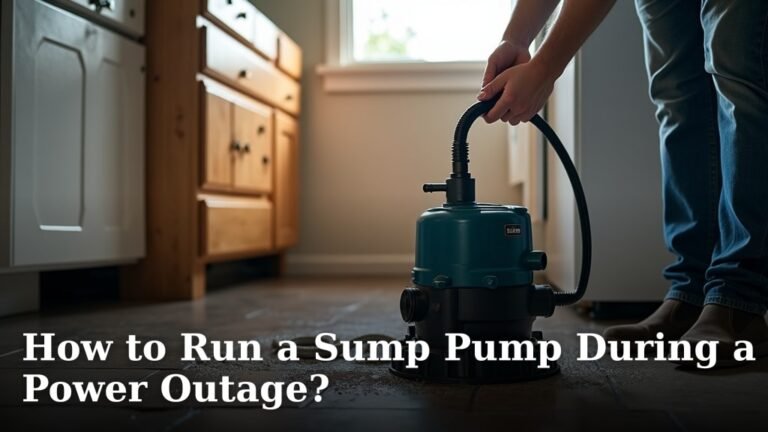 How to Run a Sump Pump During a Power Outage?
