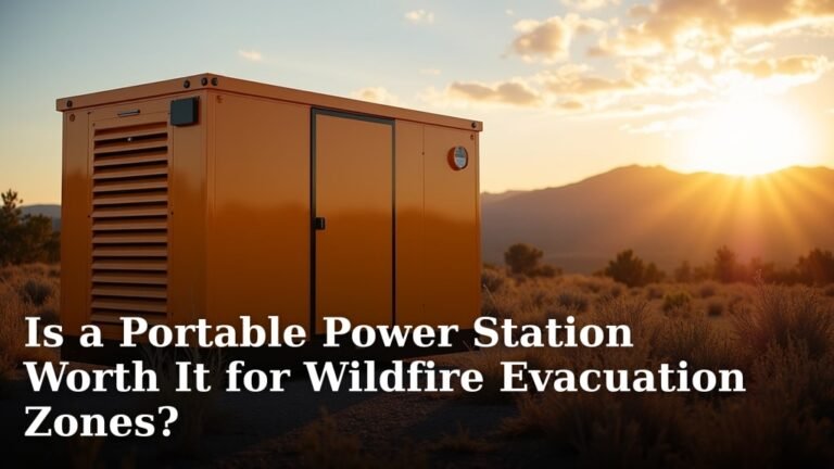 Is a Portable Power Station Worth It for Wildfire Evacuation Zones?