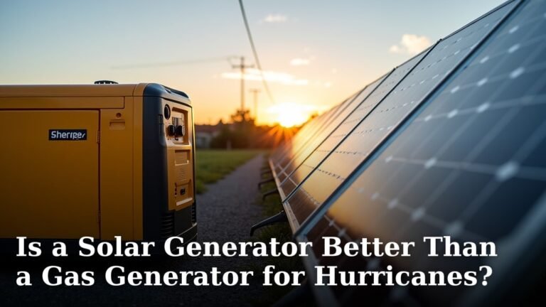 Is a Solar Generator Better Than a Gas Generator for Hurricanes?