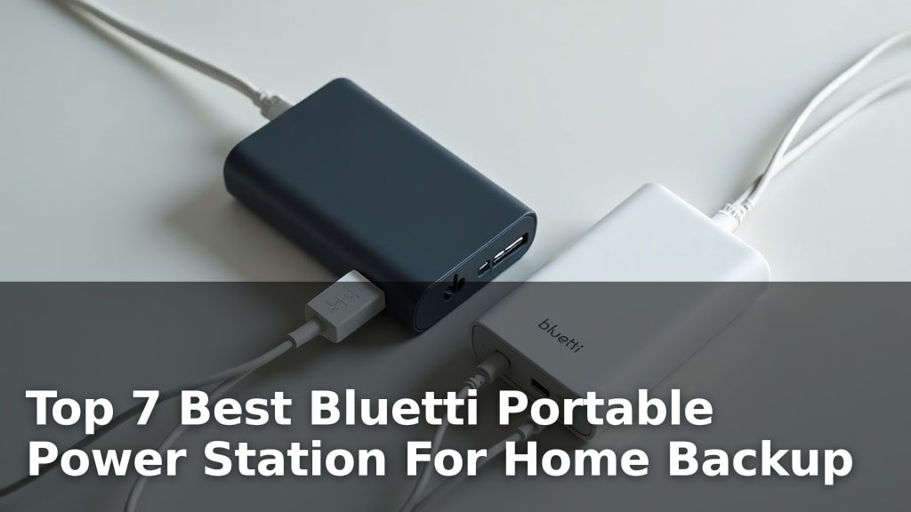 Top 7 Best Bluetti Portable Power Station For Home Backup