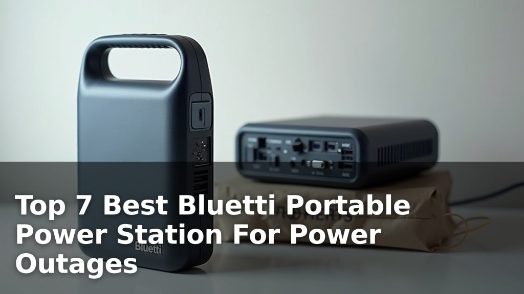Top 7 Best Bluetti Portable Power Station For Power Outages