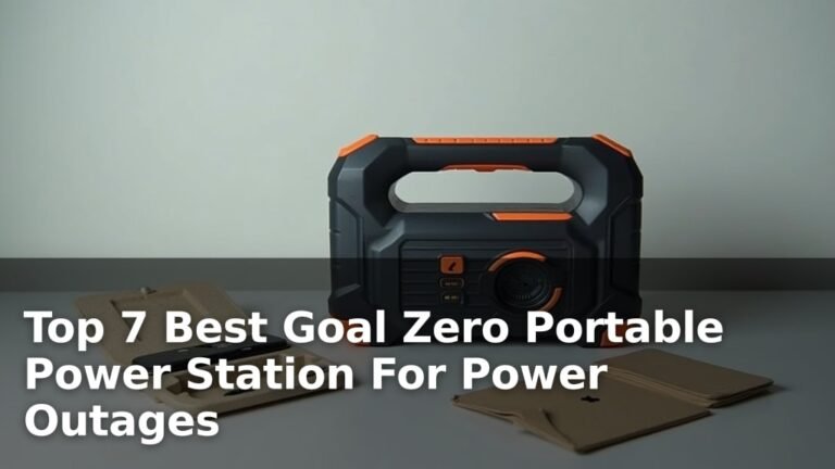 Top 7 Best Goal Zero Portable Power Station For Power Outages