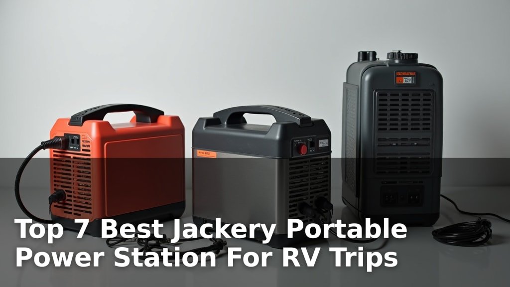 Top 7 Best Jackery Portable Power Station For RV Trips