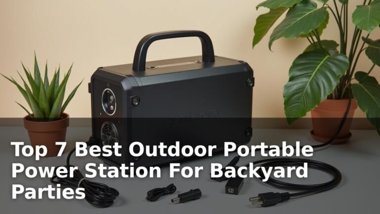 Top 7 Best Outdoor Portable Power Station For Backyard Parties