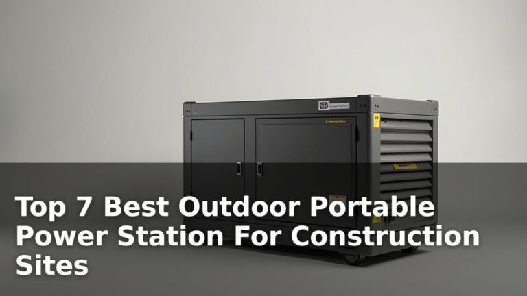 Top 7 Best Outdoor Portable Power Station For Construction Sites