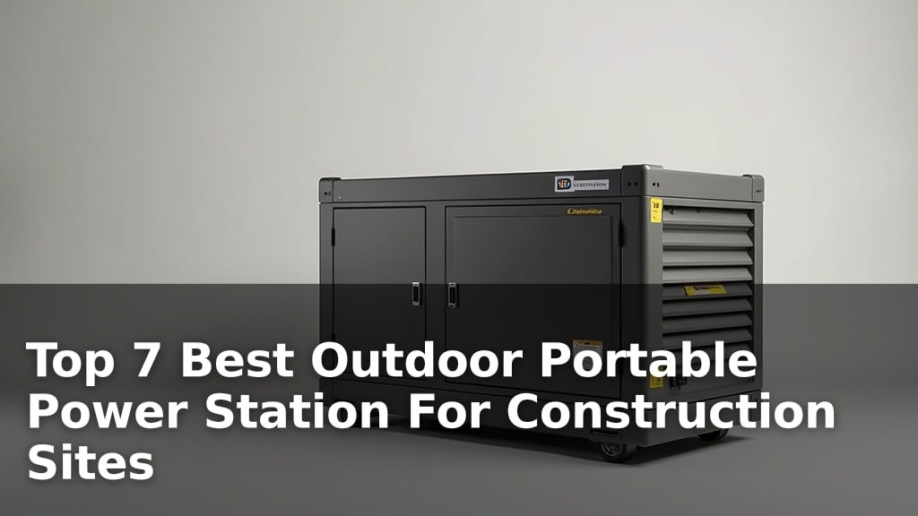 Top 7 Best Outdoor Portable Power Station For Construction Sites