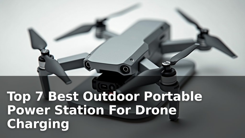 Top 7 Best Outdoor Portable Power Station For Drone Charging