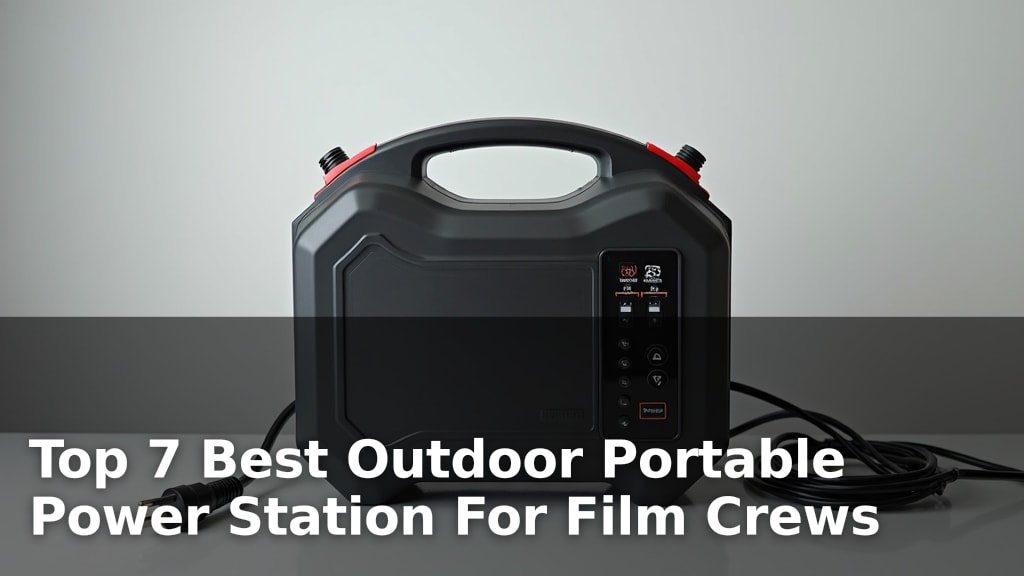 Top 7 Best Outdoor Portable Power Station For Film Crews