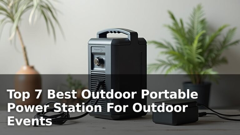 Top 7 Best Outdoor Portable Power Station For Outdoor Events