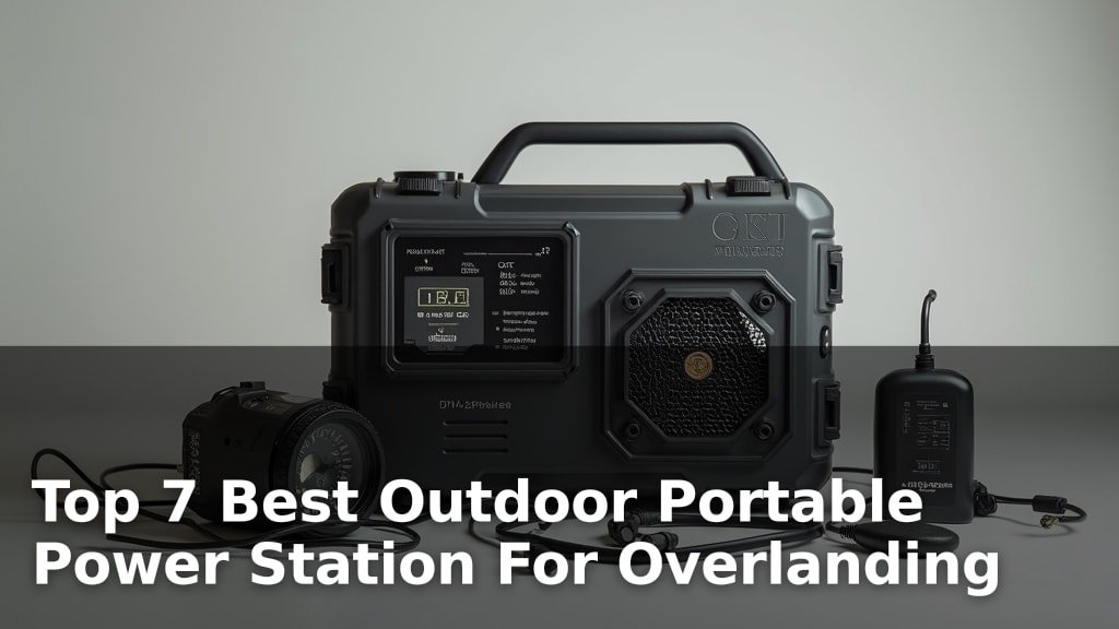 Top 7 Best Outdoor Portable Power Station For Overlanding