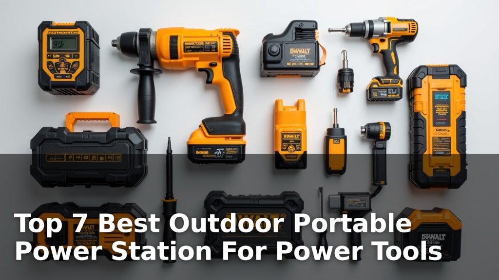 Top 7 Best Outdoor Portable Power Station For Power Tools