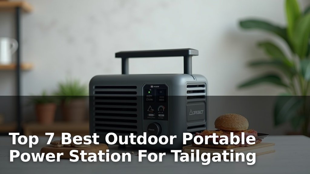 Top 7 Best Outdoor Portable Power Station For Tailgating
