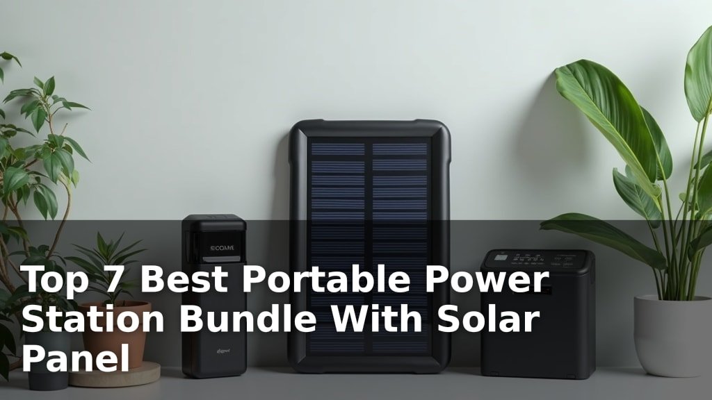 Top 7 Best Portable Power Station Bundle With Solar Panel