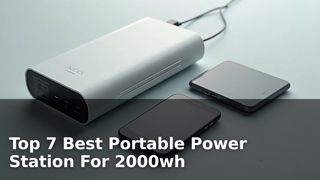 Top 7 Best Portable Power Station For 2000wh