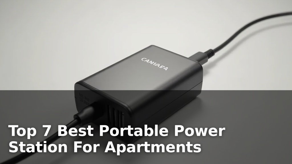 Top 7 Best Portable Power Station For Apartments
