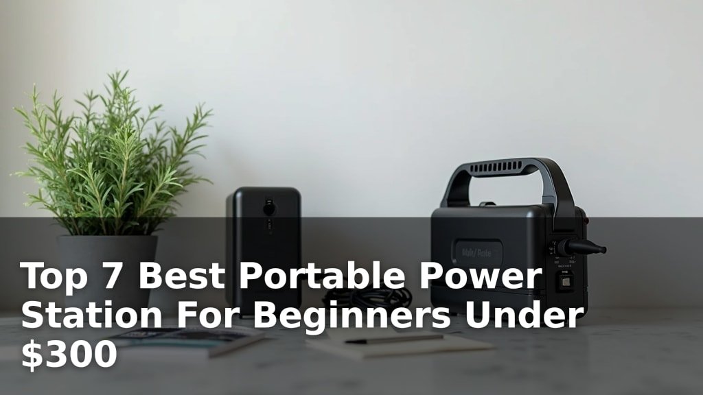 Top 7 Best Portable Power Station For Beginners Under $300