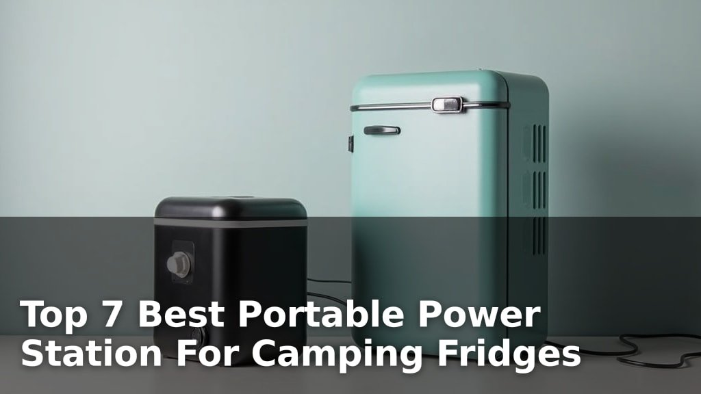 Top 7 Best Portable Power Station For Camping Fridges